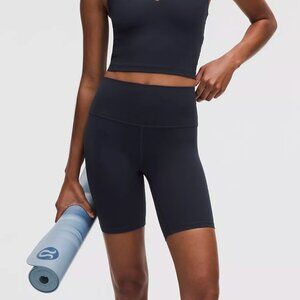 Lululemon Align Biker Shorts 8” – Navy, Size 4